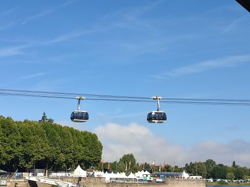 Die Seilbahn zur Festung Ehrenbreitstein